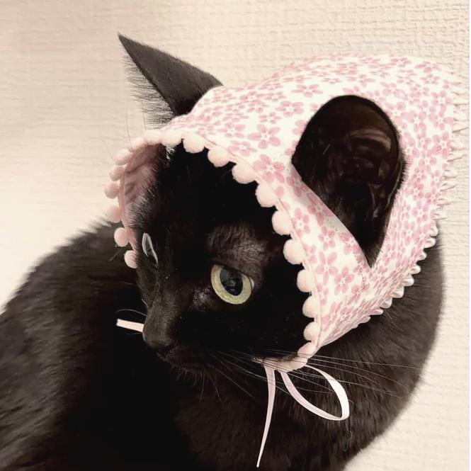 2/22　21:00〜CartOpen  シーズンバブーシュカ　  　　さくらバブーシュカ　リバティプリント使用